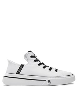 Skechers Sneakersy Snoop One-Boss Life Canvas 251026/WBK Biały ze sklepu MODIVO w kategorii Trampki męskie - zdjęcie 181200331
