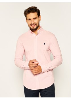 Polo Ralph Lauren Koszula Classics 710654408049 Różowy Regular Fit ze sklepu MODIVO w kategorii Koszule męskie - zdjęcie 181200373