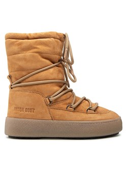 Moon Boot Śniegowce Ltrack Suede 24500100001 Brązowy ze sklepu MODIVO w kategorii Śniegowce damskie - zdjęcie 181200440
