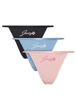 Juicy Couture Komplet 3 par stringów JCTUS125960 Kolorowy ze sklepu MODIVO w kategorii Majtki damskie - zdjęcie 181200544
