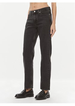 Calvin Klein Jeans Jeansy J20J222434 Czarny Straight Fit ze sklepu MODIVO w kategorii Jeansy damskie - zdjęcie 181200570