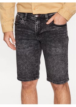 INDICODE Szorty jeansowe Delmare 70-682 Czarny Regular Fit ze sklepu MODIVO w kategorii Spodenki męskie - zdjęcie 181200574