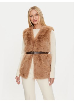 Marciano Guess Bezrękawnik Chloe 4YGL28 7128A Brązowy Regular Fit ze sklepu MODIVO w kategorii Kamizelki damskie - zdjęcie 181200710