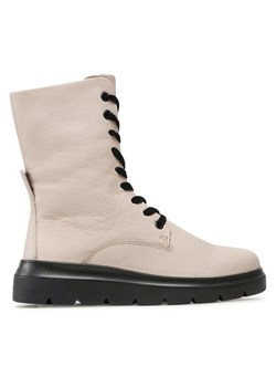 ECCO Botki Nouvelle 216213 01378 Écru ze sklepu MODIVO w kategorii Workery damskie - zdjęcie 181200774