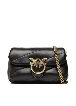 Pinko Torebka Love Micro Puff C PE 23 PCPL 100041 A0F2 Czarny ze sklepu MODIVO w kategorii Kopertówki - zdjęcie 181200820