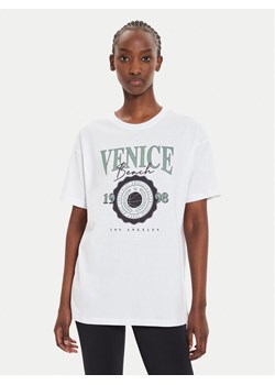 Brave Soul T-Shirt LTS-568ARIA Écru Oversize ze sklepu MODIVO w kategorii Bluzki damskie - zdjęcie 181200880