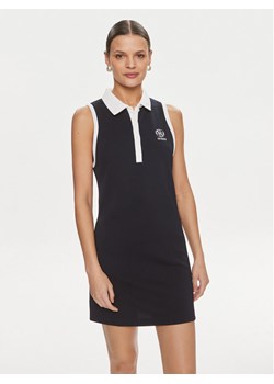 Guess Sukienka codzienna Mylah V4GK02 KBFB2 Granatowy Bodycon Fit ze sklepu MODIVO w kategorii Sukienki - zdjęcie 181200910