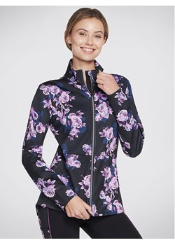 Skechers Kurtka anorak Skechcloud Winter Bloom Jacket JA3 Czarny Regular Fit ze sklepu MODIVO w kategorii Kurtki damskie - zdjęcie 181200952
