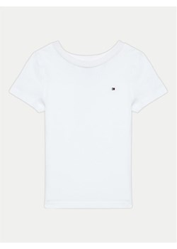 Tommy Hilfiger T-Shirt KB0KB04140 S Biały Regular Fit ze sklepu MODIVO w kategorii T-shirty chłopięce - zdjęcie 181200963