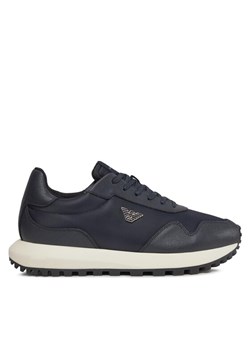 Emporio Armani Sneakersy X4X630 XN877 N151 Granatowy ze sklepu MODIVO w kategorii Buty sportowe męskie - zdjęcie 181201040