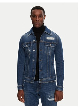 Dolce&Gabbana Kurtka jeansowa G9VZ8D G8LN5 Granatowy Regular Fit ze sklepu MODIVO w kategorii Kurtki męskie - zdjęcie 181201150