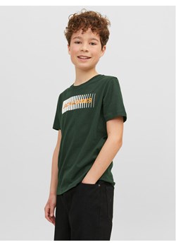 Jack&Jones Junior T-Shirt 12237411 Zielony Regular Fit ze sklepu MODIVO w kategorii T-shirty chłopięce - zdjęcie 181201263