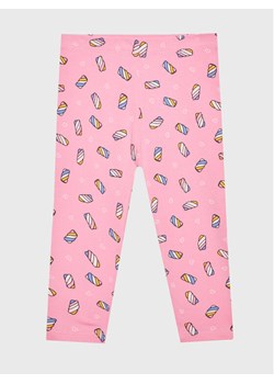 United Colors Of Benetton Legginsy 3XFUGF01S Różowy Slim Fit ze sklepu MODIVO w kategorii Spodnie dziewczęce - zdjęcie 181201352
