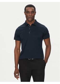 KARL LAGERFELD Polo 745007 552200 Granatowy Regular Fit ze sklepu MODIVO w kategorii T-shirty męskie - zdjęcie 181201433