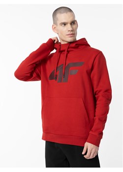 4F Bluza 4FAW23TSWSM694 Czerwony Regular Fit ze sklepu MODIVO w kategorii Bluzy męskie - zdjęcie 181201470