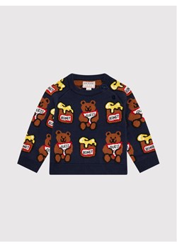 Guess Sweter H1YT01 Z2S40 Granatowy Regular Fit ze sklepu MODIVO w kategorii Swetry chłopięce - zdjęcie 181201560