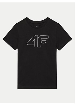 4F T-Shirt 4FJWMM00TTSHF1803 Czarny Regular Fit ze sklepu MODIVO w kategorii T-shirty chłopięce - zdjęcie 181201590