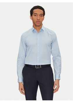 Calvin Klein Koszula K10K114299 Błękitny Slim Fit ze sklepu MODIVO w kategorii Koszule męskie - zdjęcie 181201662