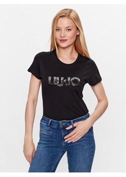 Liu Jo T-Shirt WF3085 J6308 Czarny Regular Fit ze sklepu MODIVO w kategorii Bluzki damskie - zdjęcie 181201800