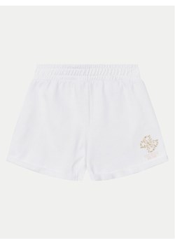Guess Szorty sportowe J5GD24 KA6R4 Biały Relaxed Fit ze sklepu MODIVO w kategorii Spodenki dziewczęce - zdjęcie 181201854
