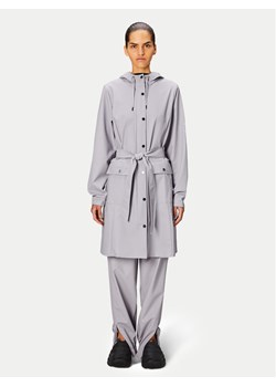 Rains Kurtka przeciwdeszczowa Curve W Jacket W3 18130 Szary Regular Fit ze sklepu MODIVO w kategorii Kurtki damskie - zdjęcie 181201873