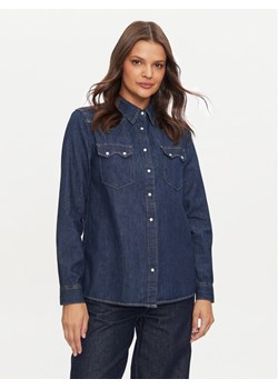 United Colors Of Benetton Koszula jeansowa 5RZKDQ06T Granatowy Regular Fit ze sklepu MODIVO w kategorii Koszule damskie - zdjęcie 181202004