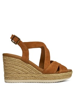 Geox Espadryle D Ponza D35GVC 00021 C6001 Brązowy ze sklepu MODIVO w kategorii Espadryle damskie - zdjęcie 181202054