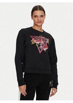 Guess Bluza W4YQ26 K9Z21 Czarny Regular Fit ze sklepu MODIVO w kategorii Bluzy damskie - zdjęcie 181202074