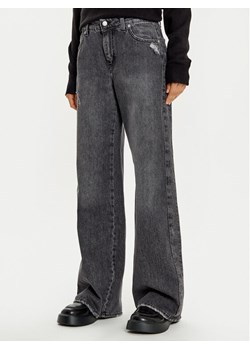 Haveone Jeansy PLS-M025 Szary Wide Leg ze sklepu MODIVO w kategorii Jeansy damskie - zdjęcie 181202133