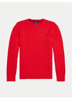 Polo Ralph Lauren Sweter 323702674043 Czerwony Regular Fit ze sklepu MODIVO w kategorii Swetry chłopięce - zdjęcie 181202180