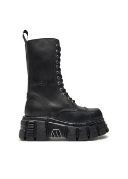 NEW ROCK Glany M-MILI211-C14 Czarny ze sklepu MODIVO w kategorii Workery damskie - zdjęcie 181202214