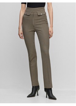 Boss Spodnie materiałowe 50500111 Beżowy Slim Fit ze sklepu MODIVO w kategorii Spodnie damskie - zdjęcie 181202233