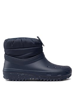 Crocs Botki Classic Neo Puff Shorty Boot W 207311 Granatowy ze sklepu MODIVO w kategorii Śniegowce damskie - zdjęcie 181202431