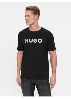 Hugo T-Shirt Dulivio 50506996 Czarny Regular Fit ze sklepu MODIVO w kategorii T-shirty męskie - zdjęcie 181202553