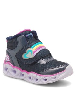 Skechers Sneakersy 302669L NVPK Granatowy ze sklepu MODIVO w kategorii Buty zimowe dziecięce - zdjęcie 181202580