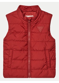 Guess Bezrękawnik H4YT01 WCFM0 Czerwony Regular Fit ze sklepu MODIVO w kategorii Kamizelki chłopięce - zdjęcie 181202630