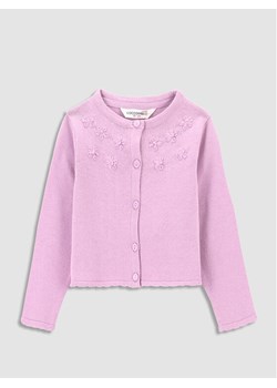 Coccodrillo Kardigan WC3172201RPN Fioletowy Regular Fit ze sklepu MODIVO w kategorii Bluzy i swetry - zdjęcie 181202721