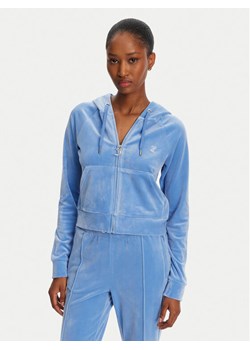 Juicy Couture Bluza Madison JCWA122001 Niebieski Slim Fit ze sklepu MODIVO w kategorii Bluzy damskie - zdjęcie 181202770