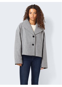 Noisy May Płaszcz przejściowy Halston 27028853 Szary Loose Fit ze sklepu MODIVO w kategorii Płaszcze damskie - zdjęcie 181202771