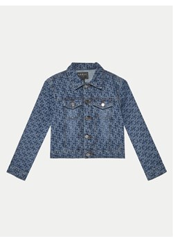 Guess Kurtka jeansowa J5RL08 D45E0 Niebieski Regular Fit ze sklepu MODIVO w kategorii Kurtki dziewczęce - zdjęcie 181202880