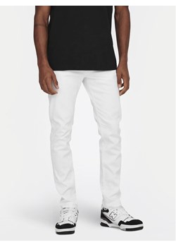 Only & Sons Jeansy Loom 22026529 Biały Slim Fit ze sklepu MODIVO w kategorii Jeansy męskie - zdjęcie 181202922