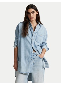 Polo Ralph Lauren Koszula jeansowa 211964726001 Niebieski Oversize ze sklepu MODIVO w kategorii Koszule damskie - zdjęcie 181202982