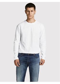 Jack&Jones Longsleeve Noa 12190128 Biały Loose Leg ze sklepu MODIVO w kategorii T-shirty męskie - zdjęcie 181203104