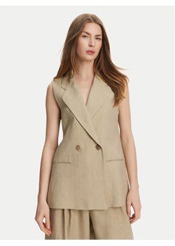 Marella Kamizelka Dramma 2513281012200 Khaki Regular Fit ze sklepu MODIVO w kategorii Kamizelki damskie - zdjęcie 181203113