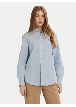 Polo Ralph Lauren Koszula 211970736002 Niebieski Relaxed Fit ze sklepu MODIVO w kategorii Koszule damskie - zdjęcie 181203342