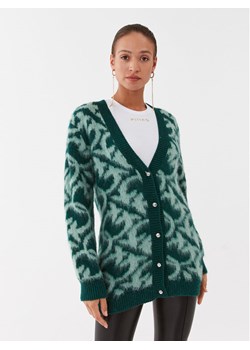 Pinko Kardigan Iguana 101712 A14L Zielony Regular Fit ze sklepu MODIVO w kategorii Swetry damskie - zdjęcie 181203420