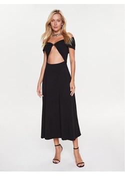 ROTATE Sukienka koktajlowa 100005100 Czarny Slim Fit ze sklepu MODIVO w kategorii Sukienki - zdjęcie 181203430