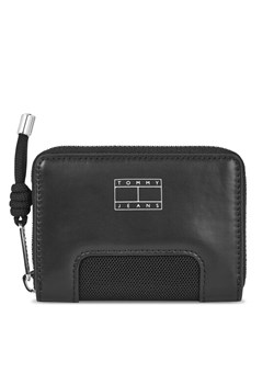 Tommy Jeans Mały Portfel Damski AW0AW16218 Czarny ze sklepu MODIVO w kategorii Portfele damskie - zdjęcie 181203463