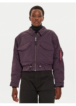 Alpha Industries Kurtka przejściowa 148011 Fioletowy Regular Fit ze sklepu MODIVO w kategorii Kurtki damskie - zdjęcie 181203513