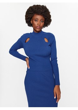 Vero Moda Sweter 10290675 Niebieski Slim Fit ze sklepu MODIVO w kategorii Swetry damskie - zdjęcie 181203543